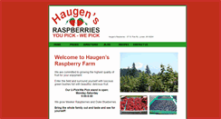 Desktop Screenshot of haugensraspberries.com
